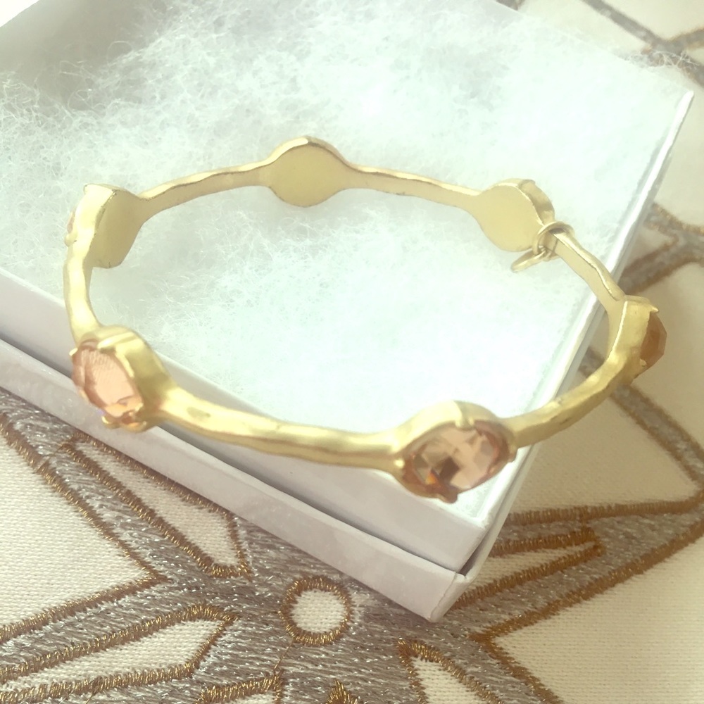 💕Spartina Jewelry Bangle Nugget Gem Coral